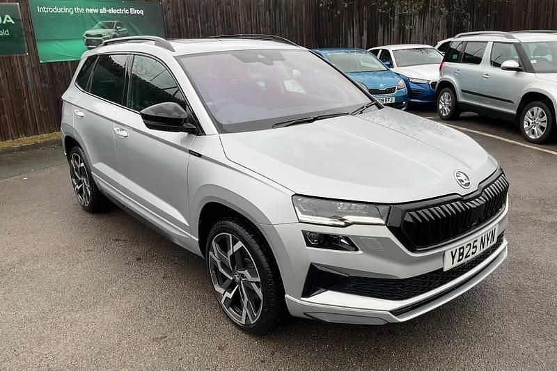 Used Skoda Karoq SportLine 150 HP (110 kW) 2025 Silver SUV