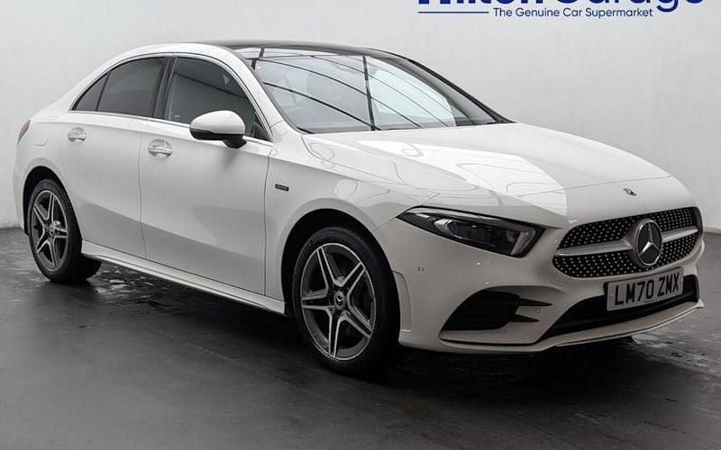 White Used 2020 Mercedes A250 AMG Line Premium Plus Sedan | £17,650 (Fair price) - Image 1/4