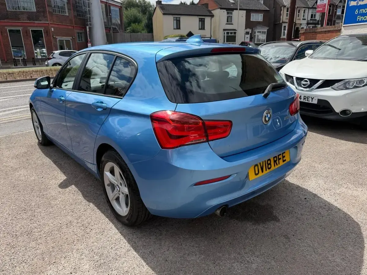 Used BMW 118 Impressive 2018 Blue Hatchback