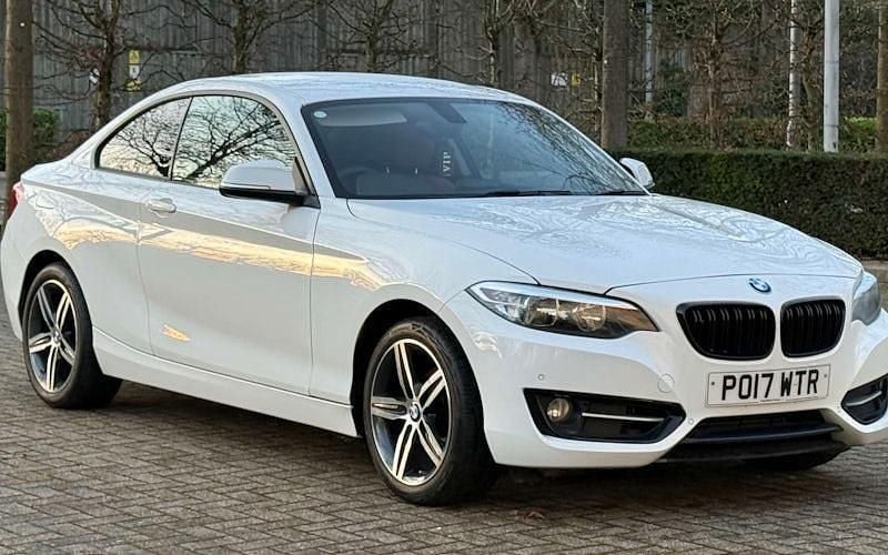 White Used 2017 BMW 218 Sport Line Coupe | £8,490 (Super price) - Image 1/4