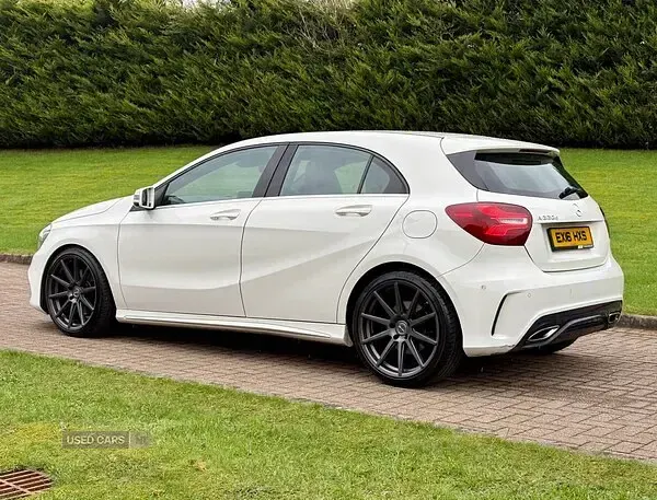 Used Mercedes A220 AMG Line Premium 2016 White Hatchback