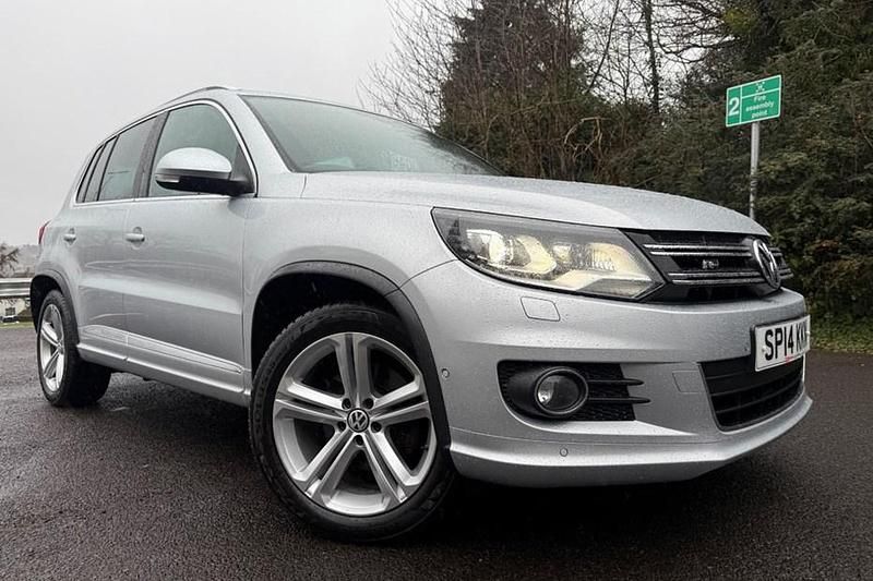Used VW Tiguan R-line 177 HP (130 kW) 2014 Silver SUV