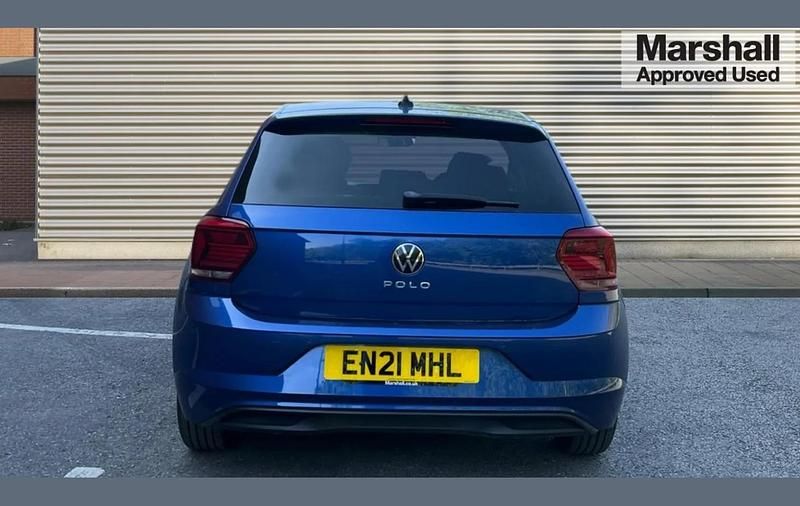 Used VW Polo Active 95 HP (69 kW) 2021 Blue Hatchback