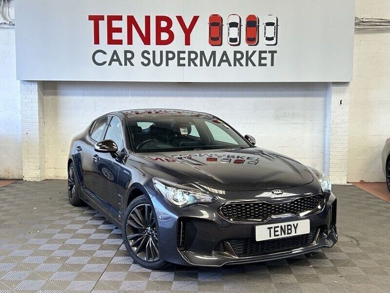 Grey Used 2018 Kia Stinger GT-Line Hatchback | £13,995 (Fair price) - Image 1/4