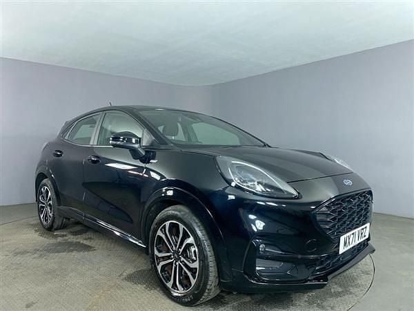 Black Used 2021 Ford Puma ST-Line SUV | £15,799 (Fair price) - Image 1/4