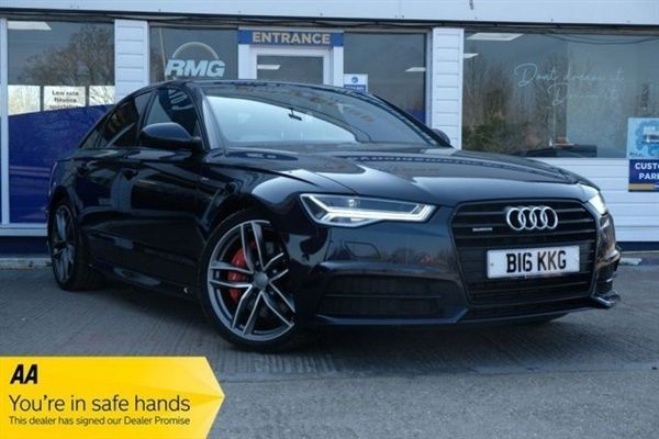 Used Audi A6 Black Edition 320 HP (235 kW) 2015 Blue Sedan