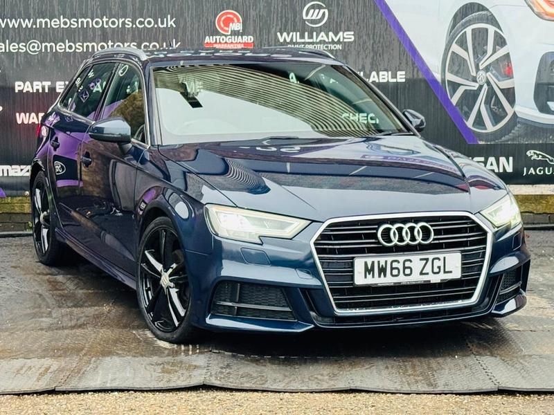 Blue Used 2016 Audi A3 Sportback S-Line Hatchback | £9,500 (Fair price) - Image 1/3