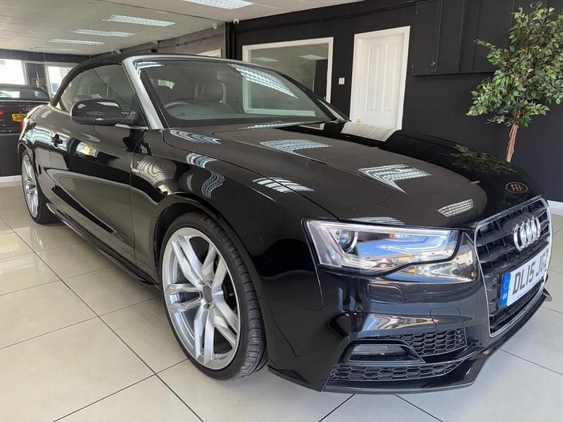 Black Used 2015 Audi A5 Cabriolet S-Line Cabriolet | £6,995 (Super price) - Image 1/4