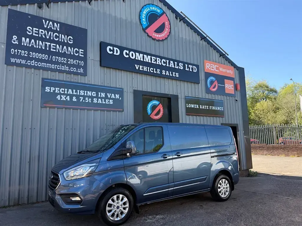 Second-hand Ford Transit Custom Limited 130 CP (95 kW) 2022 Albastru Van