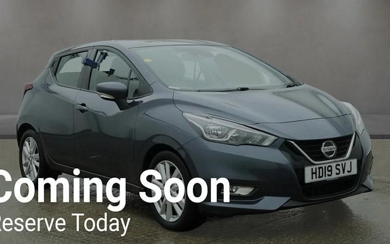 Used Nissan Micra Acenta 101 HP (74 kW) 2019 Grey Hatchback