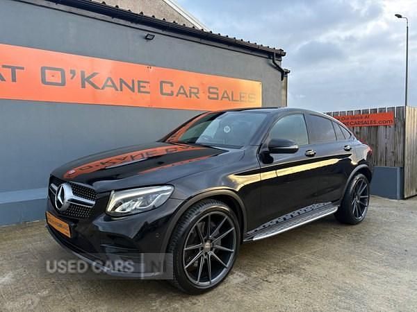 Used Mercedes GLC220 AMG line 2019 Black Coupe