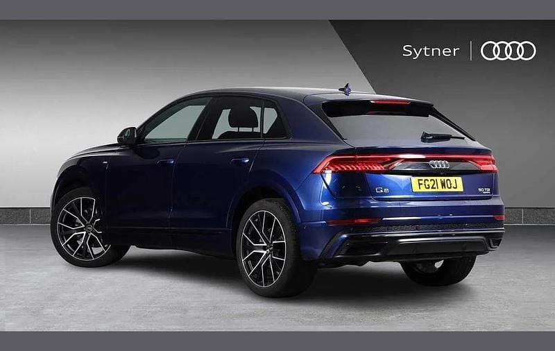 Used Audi Q8 Black Edition 282 HP (207 kW) 2021 Blue SUV