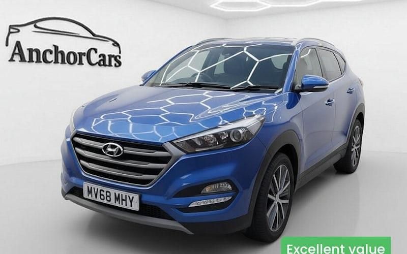 Used Hyundai Tucson GO! 141 HP (103 kW) 2018 Blue SUV