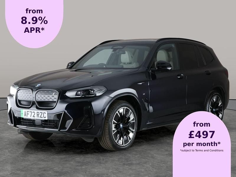 Black Used 2022 BMW iX3 M Sport SUV | £31,266 (Fair price) - Image 1/2