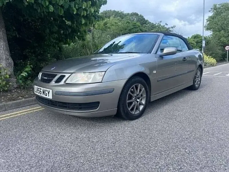 Used Saab 9-3 Linear 147 HP (108 kW) 2006 Grey Cabriolet