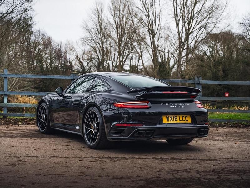 Used Porsche 911 Turbo S 2018 Black Coupe