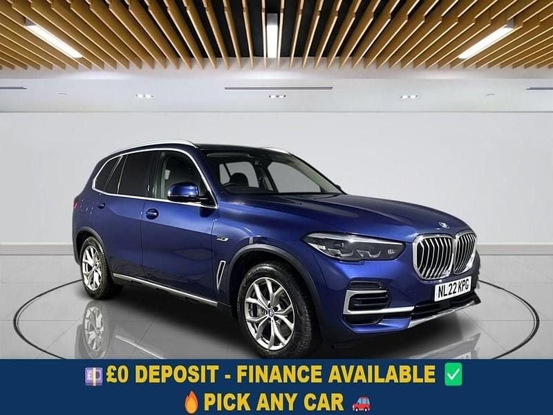 Blue Used 2022 BMW X5 xLine SUV | £34,199 - Image 1/4