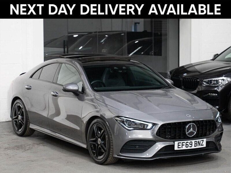 Grey Used 2020 Mercedes CLA180 AMG line Sedan | £22,995 (A bit pricey) - Image 1/3