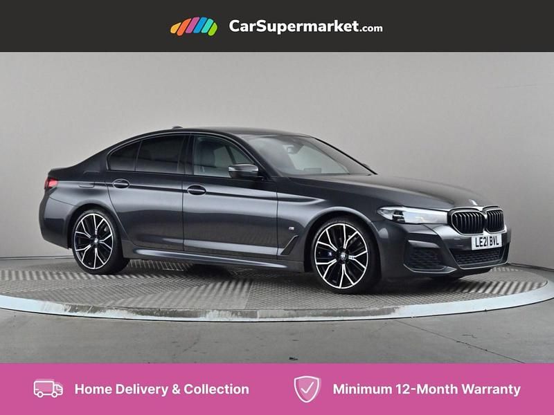 Grey Used 2021 BMW 520 M Sport Sedan | £22,597 (Fair price) - Image 1/4