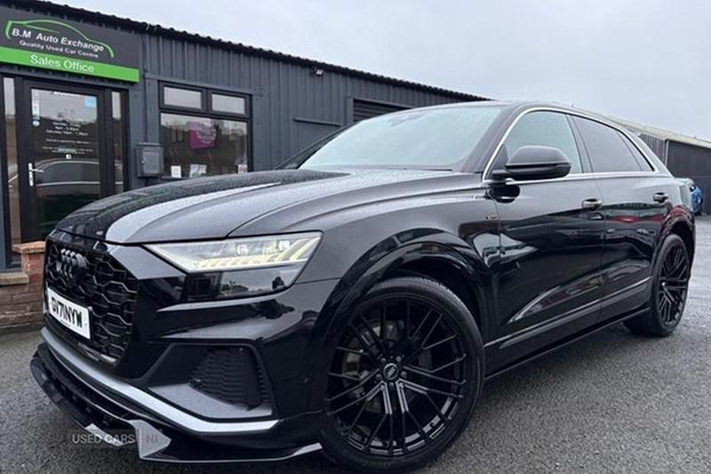 Black Used 2022 Audi Q8 S-Line SUV | £37,950 (Fair price) - Image 1/1