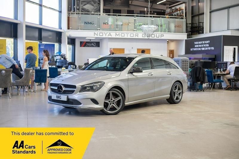 Silver Used 2017 Mercedes CLA180 Shooting Brake Estate | £9,649 (Fair price) - Image 1/4
