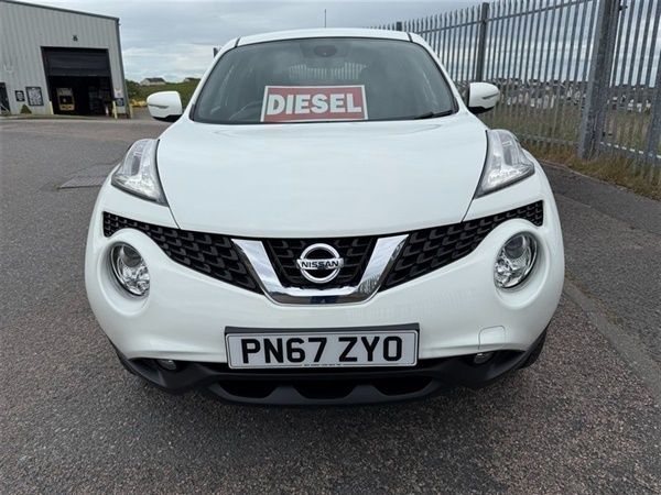 White Used 2017 Nissan Juke N-Connecta SUV | £7,495 (Fair price) - Image 1/1