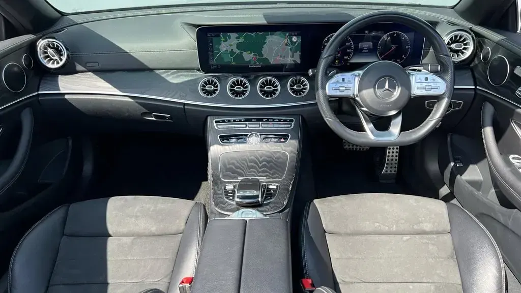 Used Mercedes E220 AMG line 2018 Grey Cabriolet