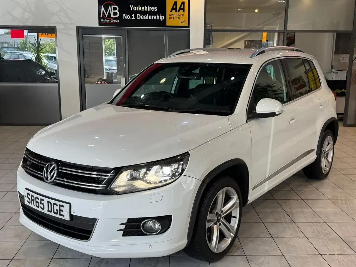 Used VW Tiguan R-line 150 HP (110 kW) 2015 White SUV