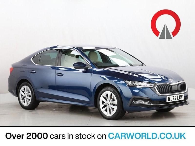 Blue Used 2022 Skoda Octavia SE L Hatchback | £14,787 (Fair price) - Image 1/3