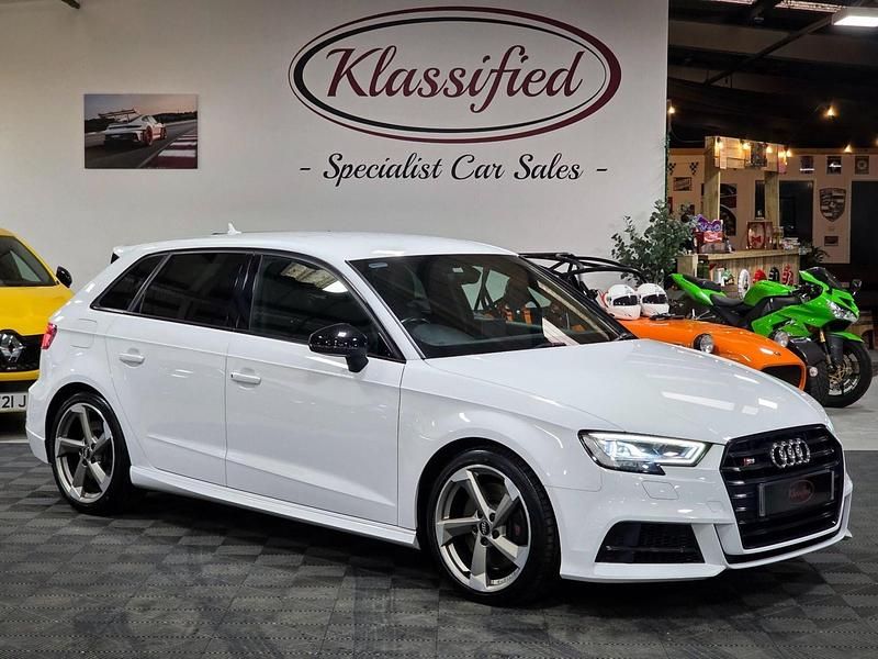Used Audi S3 Sportback Black Edition 2018 White Hatchback