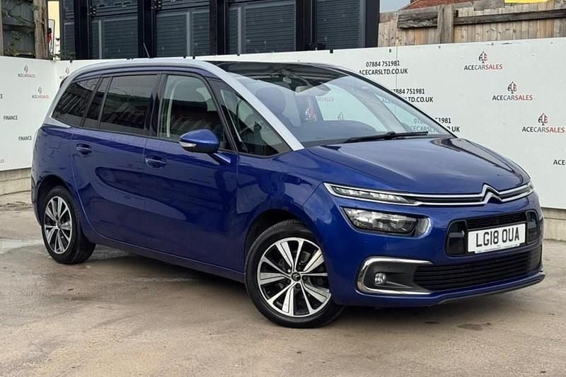 Blue Used 2018 Citroën Grand C4 Picasso Flair MPV | £8,295 (Good price) - Image 1/1