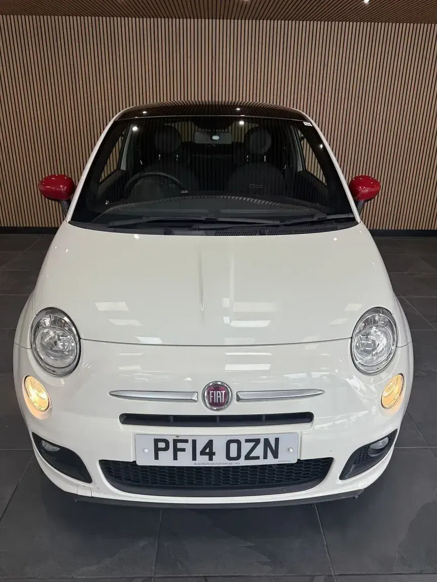 Used Fiat 500 S 69 HP (50 kW) 2014 White Hatchback