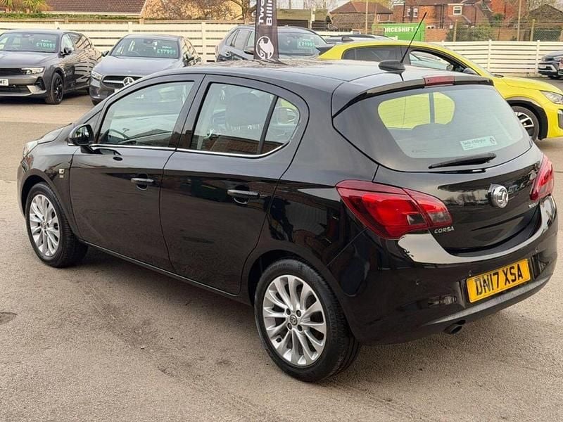 Used Vauxhall Corsa S 90 HP (66 kW) 2017 Black Hatchback