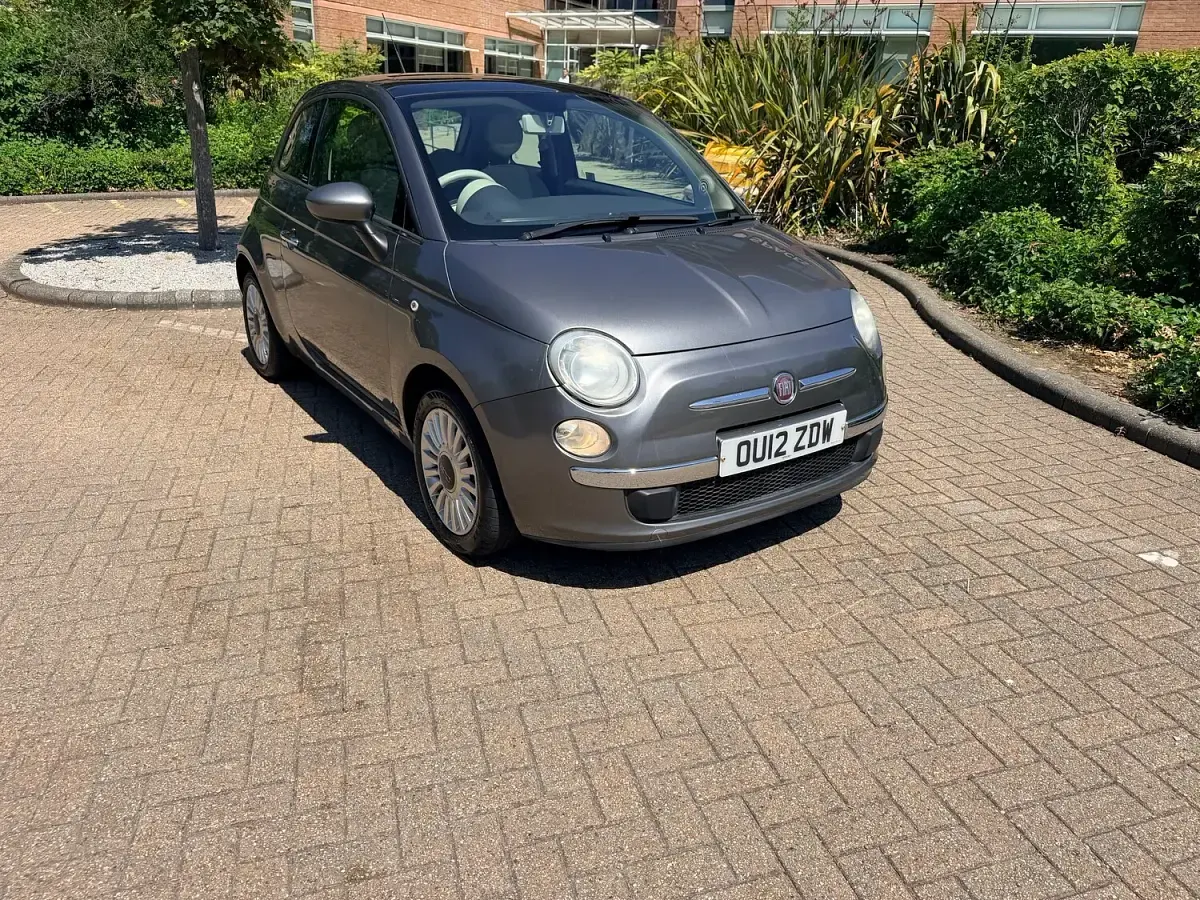 Used Fiat 500 Lounge 69 HP (50 kW) 2012 Grey Hatchback