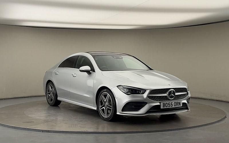 Iridium silver Used 2021 Mercedes CLA250 AMG line Sedan | £25,450 (Fair price) - Image 1/4