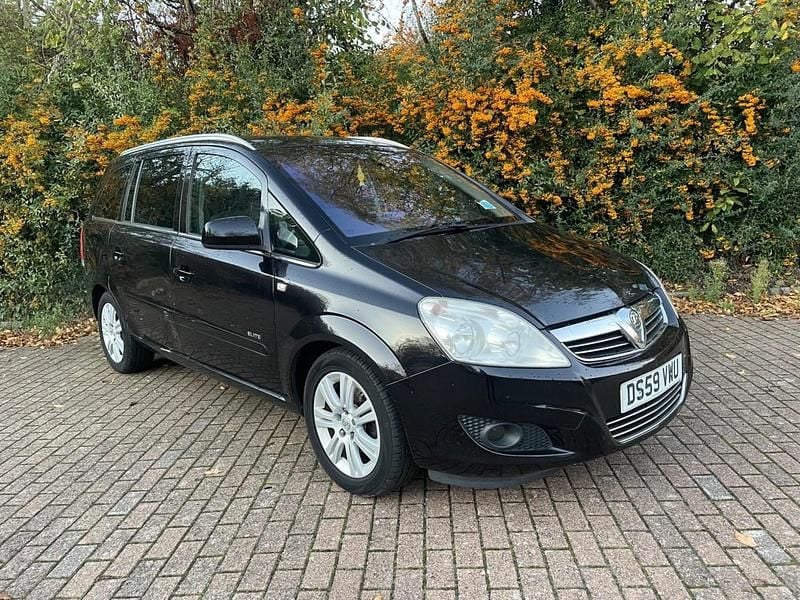 Black Used 2010 Vauxhall Zafira Elite MPV | £1,300 (Super price) - Image 1/4