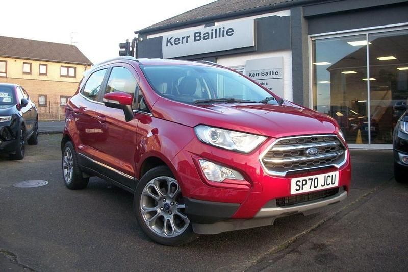 Used Ford Ecosport Titanium 125 HP (91 kW) 2020 Red SUV