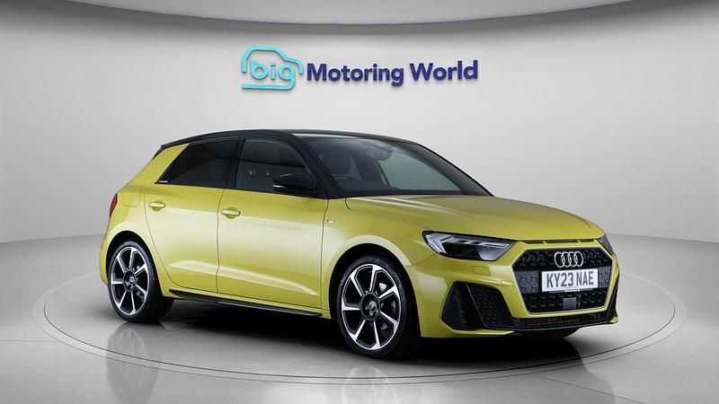 Used Audi A1 Sportback Black Edition 148 HP (108 kW) 2023 Yellow Hatchback