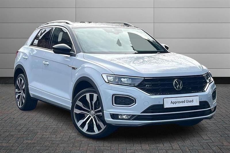 Used VW T-Roc R-line 150 HP (110 kW) 2019 White silver SUV