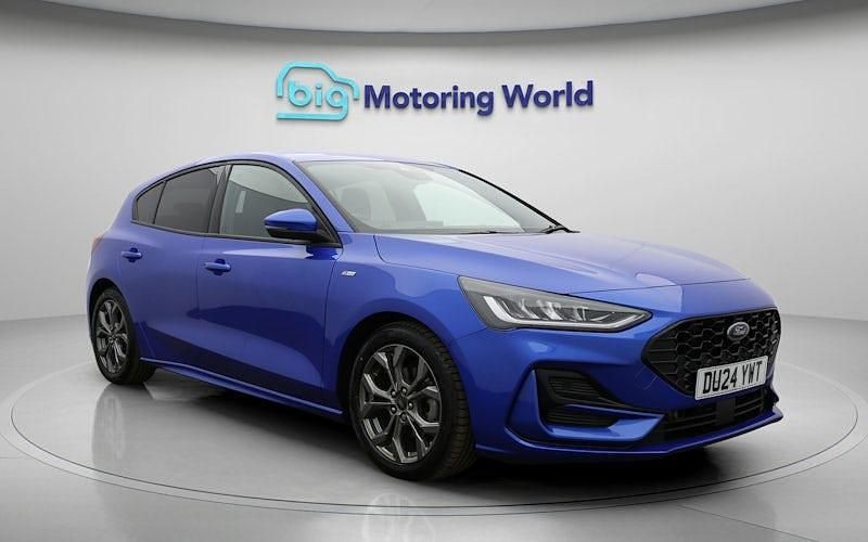 Begagnad Ford Focus ST-Line 125 HK (91 kW) 2024 Blå Halvkombi