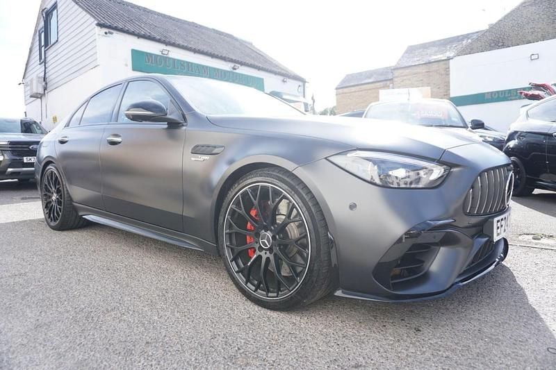Grey Used 2024 Mercedes C63S AMG Premium Plus Sedan | £67,000 - Image 1/4