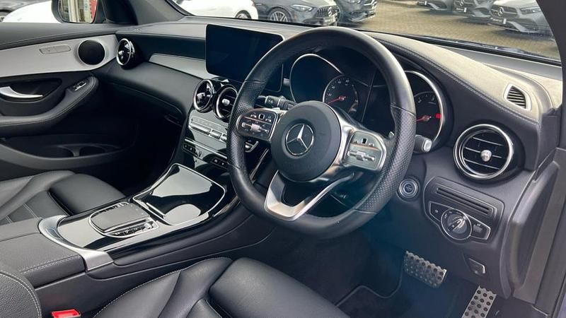 Used Mercedes GLC300 AMG line 306 HP (225 kW) 2021 Brilliant blue metallic