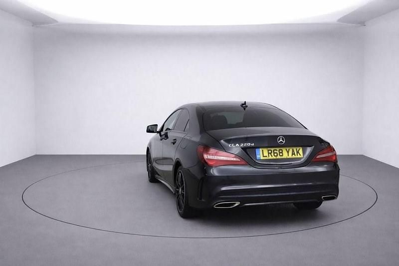 Used Mercedes CLA220 AMG line 170 HP (125 kW) 2018 Black Sedan