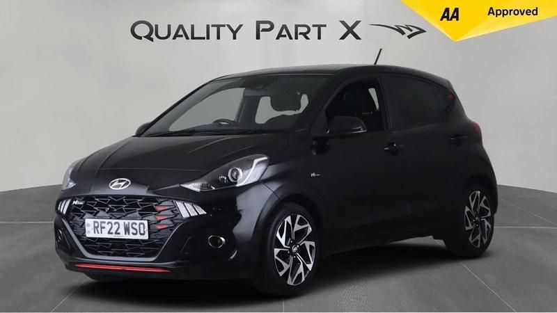 Used Hyundai i10 N Line 100 HP (73 kW) 2022 Black Hatchback