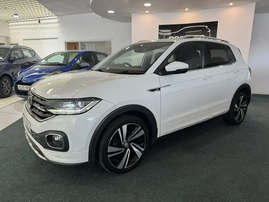 Used VW T-Cross R-line 115 HP (84 kW) 2019 White SUV