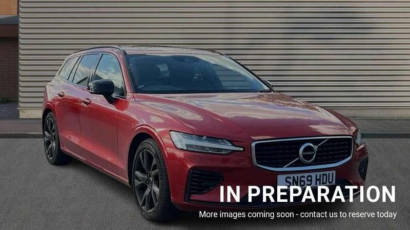 Red Used 2019 Volvo V60 R-Design Estate | £22,687 - Image 1/4