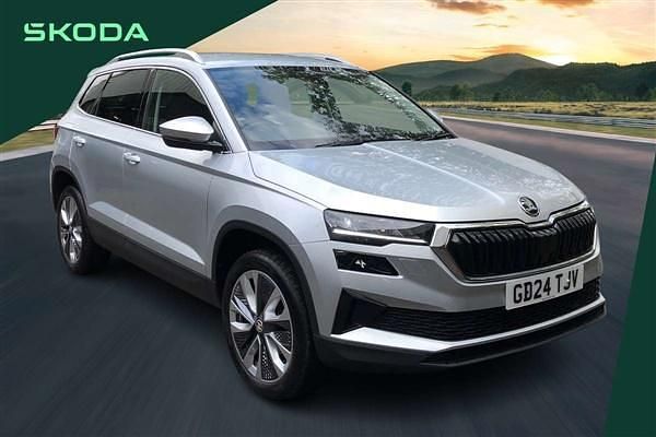 Silver Used 2024 Skoda Karoq SE L SUV | £21,423 (Fair price) - Image 1/4