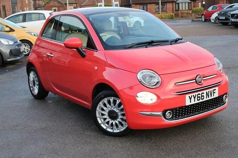 Pink Used 2016 Fiat 500 Lounge Hatchback | £6,495 (Fair price) - Image 1/1