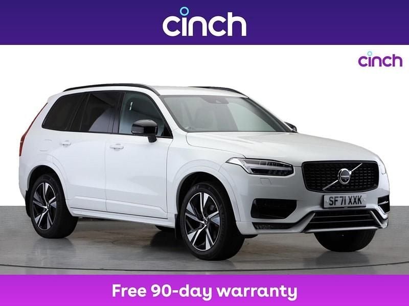 White Used 2021 Volvo XC90 R-Design SUV | £36,349 (Good price) - Image 1/3