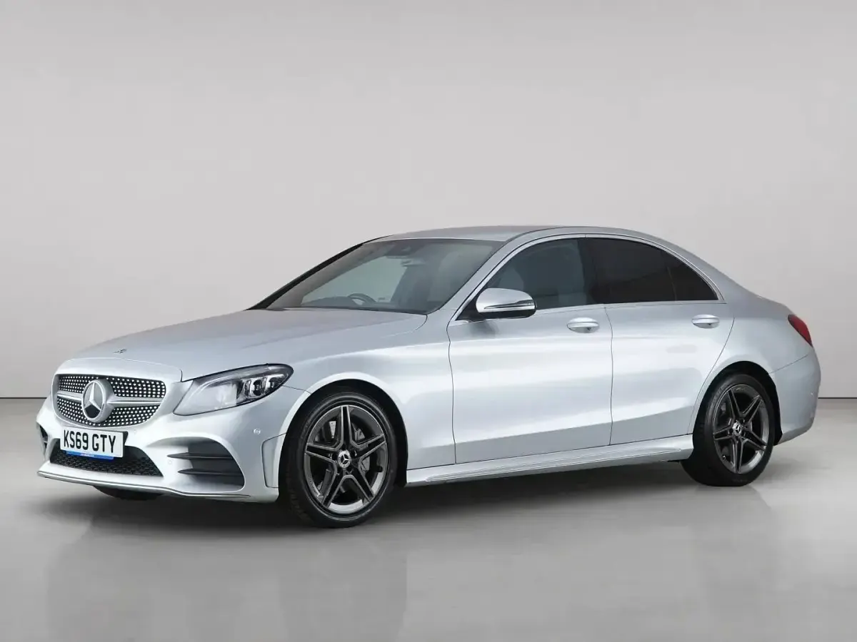 Used Mercedes C300 AMG Line Premium 2019 Silver Sedan